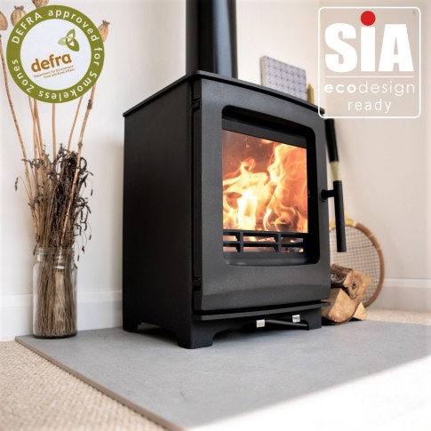 Ecosy+ Newburn 5 - 5kw - Defra Approved -  Eco Design Ready - Multi-Fuel - Stove - 5 Year Guarantee 
